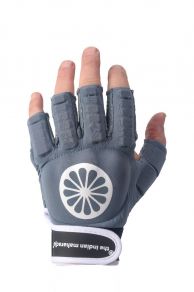 Glove shell half finger [left] - denim
